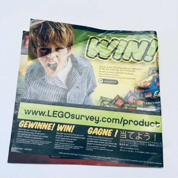 LEGO 2518 NINJAGO: Nuckal's ATV Booklet manual only - Picture 3 of 3